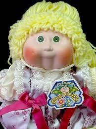 Vintage 1985 GEORGIA DEE Porcelain Cabbage Patch Doll #4889 Xavier Roberts  NOS