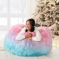 Snowcone Faux Fur Bean Bag Chair Faux Fur Bean Bag Fur Bean Bag Bean Bag Chair