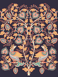 Tree With Flowers And Birds Kalamkari Style Essential T Shirt By Skaska In 2021 Persian Art Painting Kalamkari Painting Tribal Art Drawings