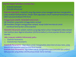 Laju perubahan sesaat dari pendapatan tersebut untuk x = 100 adalah. Contoh Statistika Deskriptif Dan Inferensial Dalam Kehidupan Sehari Hari Dapatkan Contoh