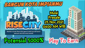 Rise City Game Nft Building Nft Play To Earn Youtube