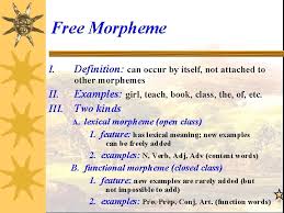 Sep 17, 2019 · a morpheme is the smallest meaningful and syntactical or grammatical unit of a language that cannot be divided without changing its actual meaning. Morphology I Basic Concepts And Terms Ii Derivational
