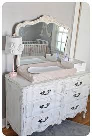 Essential Gray1 Paint Color Nursery Pink And Gray Baby Girl Love The Use Of The Dresser As A Chan Baby Girl Room Shabby Chic Nursery Baby Girls Nursery