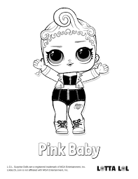 Pink Baby Coloring Page Lotta Lol Baby Coloring Pages Coloring Pages Cool Coloring Pages