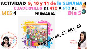 Ejercicios de repaso de comprensión lectora. El Cuadernillo Numero De 5 De 4to Y 5to De Primaria Presentacion Del Nuevo Cambio Youtube