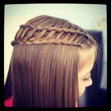 And if it doesn't turn out exactly how you'd. Feather Loop Ladder Braid Waterfall Hairstyles For Girls