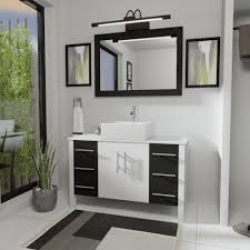 Maybe you would like to learn more about one of these? 48 Inch Espresso White Wood Porcelain Single Vessel Sink Vanity Set Tuxedo