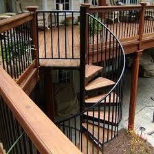 While they may be seen as a quick solution or a temporary place holder, paragon stairs offers prefab stairs for both indoor and outdoor applications that don't sacrifice any quality. China Prefabricated Wood Tread Spiral Staircase China Spiral Staircase Indoor Staircase