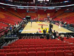 Americanairlines Arena Section 113 Miami Heat