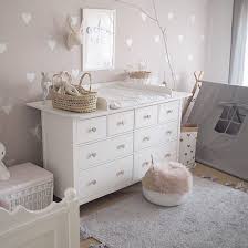 Wickelkommode Wickelaufsatz Ikea Hemnes Hack Interior Einrichtung Diy Altrosa Wandsticker Herzen Babygirl Girlsroom B Ikea Hemnes Hemnes Baby Girl Nursery Room