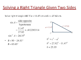 Question 1) how will you construct a right angled triangle? Do Now Section 2 4 Solving Right Triangles