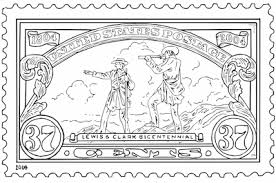 Download and print these lewis and clark coloring pages for free. Mr Nussbaum Lewis And Clark United States Postage Stamp Coloring Page