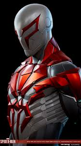 Black And White Spiderman Suit Ps4 Artstation Marvel S Spider Man 2099 White Leroy Chen Marvel Spiderman Marvel Comics Wallpaper Spiderman