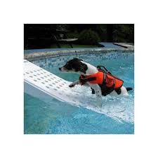 Super Provides Animals With A Way Out Of Their Water Entrapment On Their Own Made Of Strong Lightweight Blowmolded Polyethylene Dog Pool Dog Ramp Pet Ramp