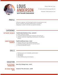 Start creating your cv in minutes by using our 21 customizable templates or view one of our handpicked software engineer examples. Professional Software Engineer Resume Resume Software Resume Design Template Resume Template Free