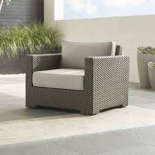 Crate Barrel Ventura Lounge Chair With Sunbrella Cushions 1 059 Liked On Polyvore Featuring Home Patio Lounge Furniture Lounge Chair Outdoor Furniture