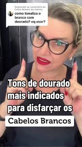 Tonalizando Cabelos Brancos com Dourado