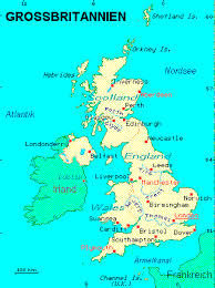 Karte der counties vor 1974 in großbritannien; Landkarte Grossbritannien Transpatent