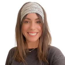 Boho Plain & Ribbed Knit Stretch Tube Headband for Adults.