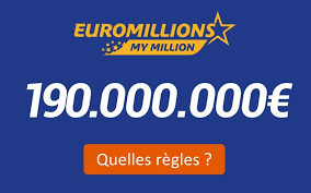 Quelle heure tirage euromillions ce soir ? á… Euromillions Quelles Sont Les Regles Au Plafond De 190 Millions D Euros
