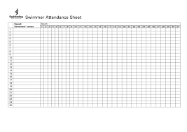 Free Printable Attendance Sheet Excel Pdf Word Template