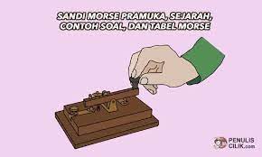 Sandi Morse Pramuka Sejarah Contoh Soal Dan Tabel Morse Penulis Cilik Pramuka Sejarah Persandian