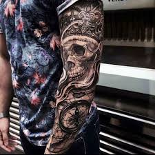 Black and white arm tattoo comes with a powerful word: 51 Best Forearm Tattoos For Men Cool Design Ideas 2021 Guide