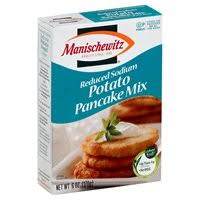 Either way, you'll still have a fluffy, homemade pancake that's better than any box mix could produce. Order Acme Manischewitz Potato Pancake Mix Reduced Sodium