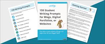This is also a great time to talk with kids about how there are different forms of news articles such as weather, sports, investigative and more. 150 Student Writing Prompts For Blogs Digital Portfolios Or Websites The Edublogger