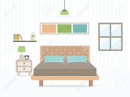 See more ideas about bedroom interior, bedroom design, modern bedroom. Flat Design Double Bedroom Bedroom Interior Vector Illustration Royalty Free Cliparts Vectors And Stock Illustration Image 45644825