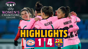 Barcelona video highlights are collected in the media tab for the most popular matches as soon as video appear on video hosting sites like youtube or dailymotion. Fc Barcelona Highlights Psv 1 4 Fcbfemeni Uefa Women S Champions League Facebook