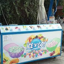 We have a 12 yard dumpster, flatbed with dovetail, dump body with 2 coal chutes and a custom built leaf box…the ability to switch bodies in minutes and drop bodies on the ground to work out of it saves so much time and labor. Ice N Go Ice Cream Shop
