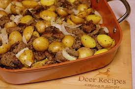 Venison And Potatoes Recipe Venison Recipes Deer Meat Recipes Deer Tenderloin Recipes