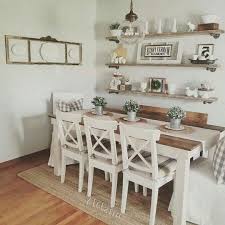 32 Stunning Rustic Farmhouse Dining Room Set Furniture Ideas Farmhouse Dining Room Set Farmhouse Dining Rooms Decor Farmhouse Dining Room Table