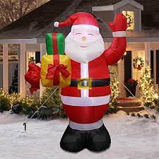Things to do in santa claus. Ourwarm 5ft Christmas Inflatables Lighted Santa Claus Blow Up Yard Decorations For Indoor And Outdoor Garden Lawn Christmas Decorations Buy Online In Botswana At Botswana Desertcart Com Productid 81592978