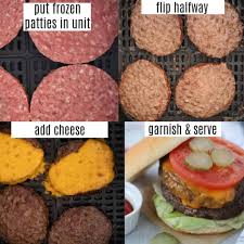 Air fryer frozen hamburgers are even better than grilled hamburgers! Frozen Burgers In Air Fryer Whole Lotta Yum