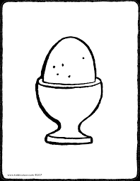 Have you ever noticed how quiet it is in the house when everyone is focused on art? Egg In A Cup Kiddicolour