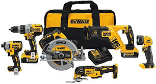Dewalt dkc385c2 is the 3 piece combo kit from the dewalt 20v max product series and is often referred to dewalt dckss344d2 20v max cordless 3 tool combo kit with contractor bag. Dewalt 20v Max Xr Brushless Combo Kit Premium 6 Tool Dck694p2 Amazon Com