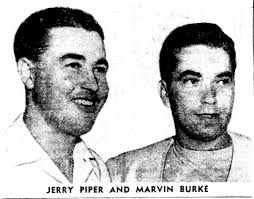 Jerry Piper and Marvin Burke Aug 12,1947 Oakland. What a great photo.