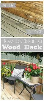 How To Clean Your Wood Deck Clean And Scentsible Wood Deck Cleaning Painted Walls House Cleaning Tips