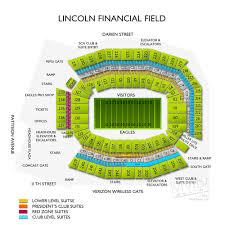 Lincoln Financial Field Concert Tickets And Seating View