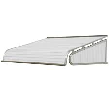 Nuimage Awnings 1500 48 In Wide X 24 In Projection White Solid Fixed Door Awning Lowes Com In 2021 Door Awnings Awning Fabric Awning