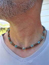 Men S Necklace With Semi Precious Stones Imperial By Tocijewelry 62 00 Mens Beaded Necklaces Men S Necklace Mens Beaded Bracelets