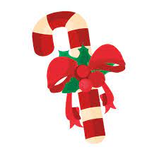 Christmas Candy Cane Ribbon Transparent Png Svg Vector