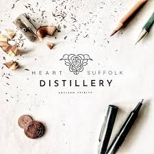Heart Of Suffolk Distillery Logo Branding Logo Logodesign Distillery Gin Alcohol Liquor Graphicdesign Design Designer Logo Design Distillery Logos
