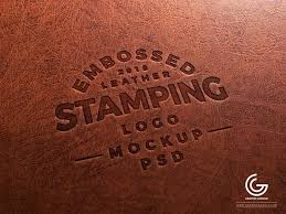 Embossed Leather Logo Mockup Free Psd Mockups Pixelsdesign Net Logo Mockups Psd Logo Mockup Mockup Free Psd