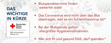 Blutspenden werden nicht auf coronaviren mit direktem virusnachweis getestet. Blutspende Beim Drk Deutsches Rotes Kreuz In Weimar