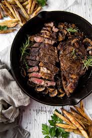Add oil to hot pan, and then steak. The Perfect Cast Iron Steak The Crumby Kitchen