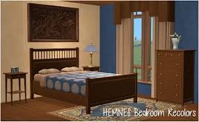 Recolors Of Some Of The Hemnes Set From The Ikea Stuff Pack There S The Bed The Files Will Also Recolor The Single Bed The Tall 6 Dra Single Bed Bed Hemnes