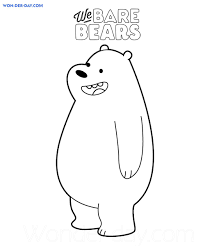 We bare bears online colouring pages. We Bare Bears Coloring Pages Printable Coloring Pages